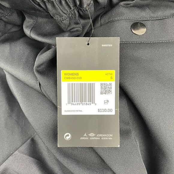 Nike Jordan Joggers Women Small Black Essential Utility Cargo Pockets NWT $110 - Picture 3 of 16